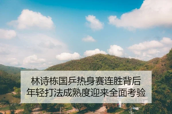 林诗栋国乒热身赛连胜背后 年轻打法成熟度迎来全面考验